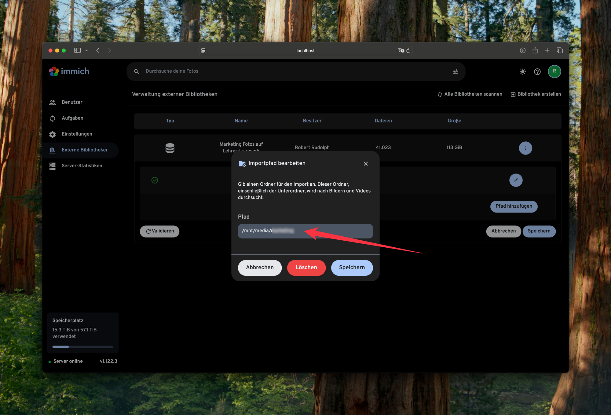 Installation von Docker und Immich auf Mac OS