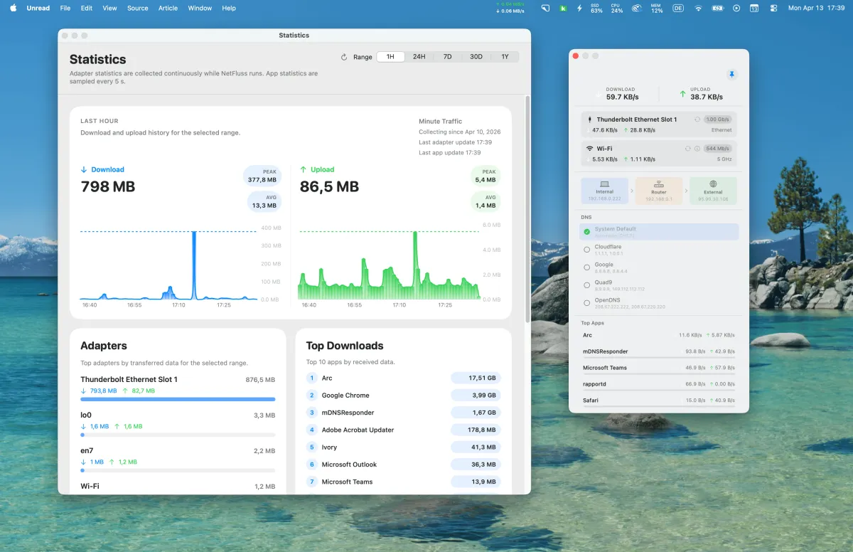 Release von NetFluss 2.1